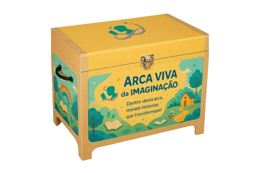 Caixa física da Arca Viva da Imaginação